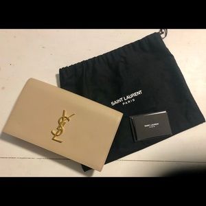 YSL Saint Laurent Clutch *worn once*